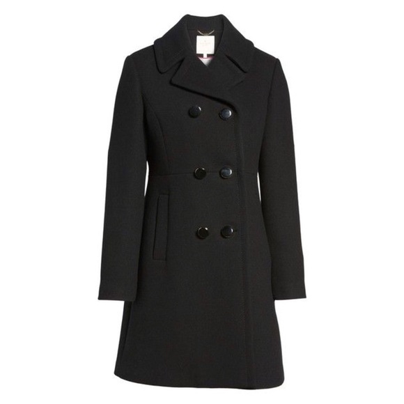 KATE SPADE • Black Add A Layer of Meaning Coat - Picture 8 of 8
